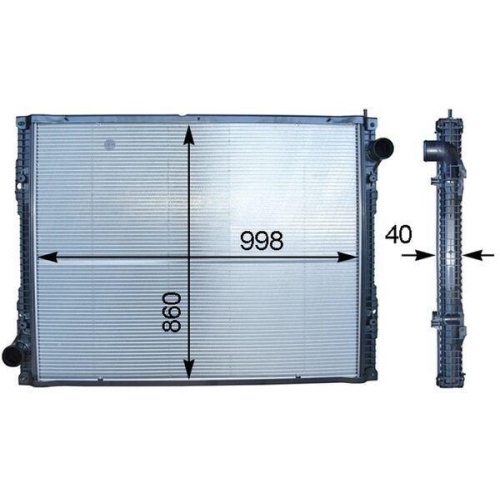 MAHLE K&uuml;hler, Motork&uuml;hlung BEHR *** PREMIUM LINE *** CR 916 000P