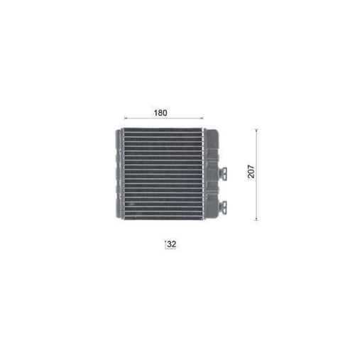 MAHLE W&auml;rmetauscher, Innenraumheizung BEHR AH 76 000S