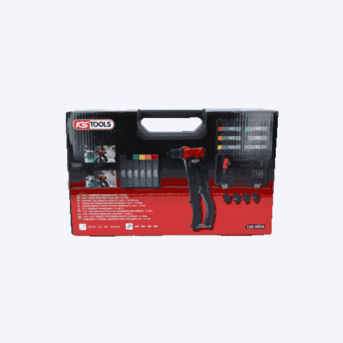 3 in 1 Handnietzangen-Satz, 12-tlg. KS TOOLS 150.9850