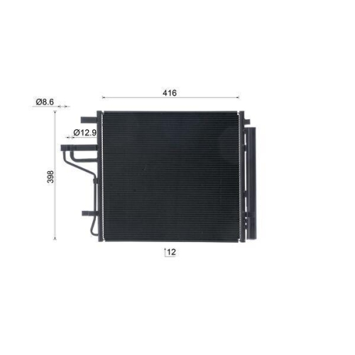 MAHLE Kondensator, Klimaanlage BEHR AC 1067 000S