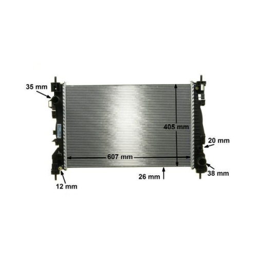 MAHLE K&uuml;hler, Motork&uuml;hlung BEHR *** PREMIUM LINE *** CR 1180 000P