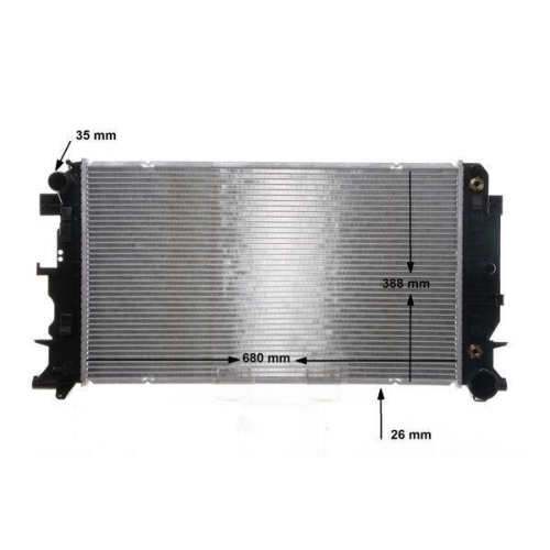 MAHLE Kühler, Motorkühlung BEHR CR 12 000S