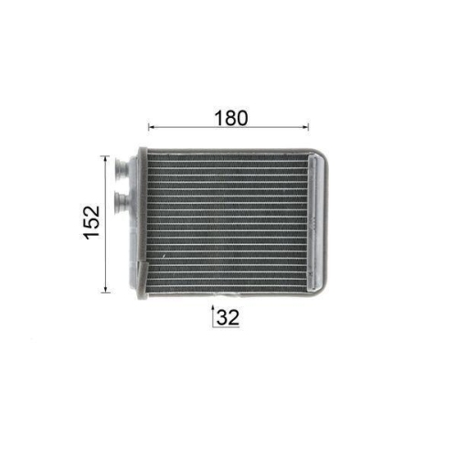 MAHLE W&auml;rmetauscher, Innenraumheizung BEHR *** PREMIUM LINE *** AH 299 000P