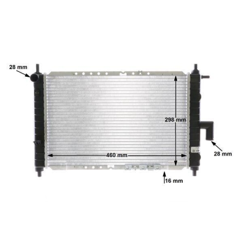 MAHLE K&uuml;hler, Motork&uuml;hlung BEHR CR 1306 000S