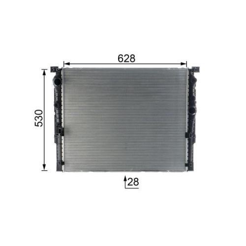 MAHLE Kühler, Motorkühlung BEHR *** PREMIUM LINE *** CR 2196 000P