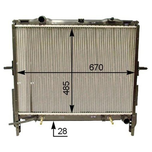 MAHLE K&uuml;hler, Motork&uuml;hlung BEHR *** PREMIUM LINE *** CR 1331 000P