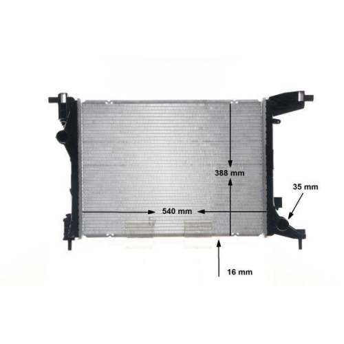 MAHLE K&uuml;hler, Motork&uuml;hlung BEHR CR 1663 000S