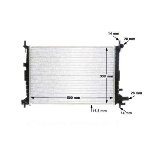 MAHLE K&uuml;hler, Motork&uuml;hlung BEHR CR 375 000S