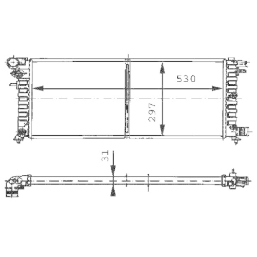 MAHLE K&uuml;hler, Motork&uuml;hlung BEHR CR 430 000S