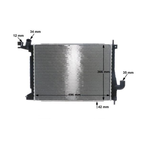 MAHLE K&uuml;hler, Motork&uuml;hlung BEHR CR 563 000S