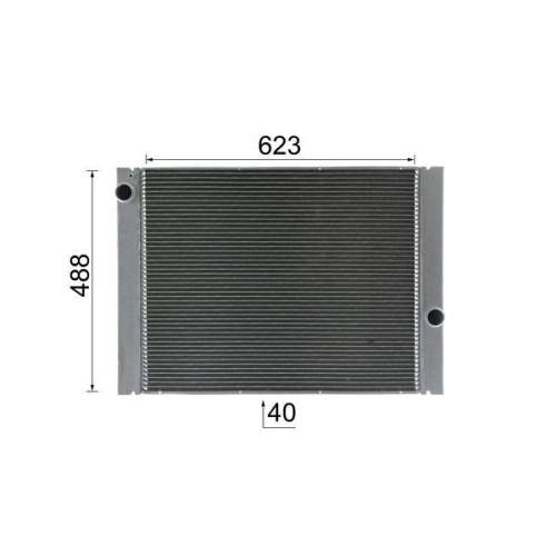 MAHLE Kühler, Motorkühlung BEHR *** PREMIUM LINE *** CR 582 000P