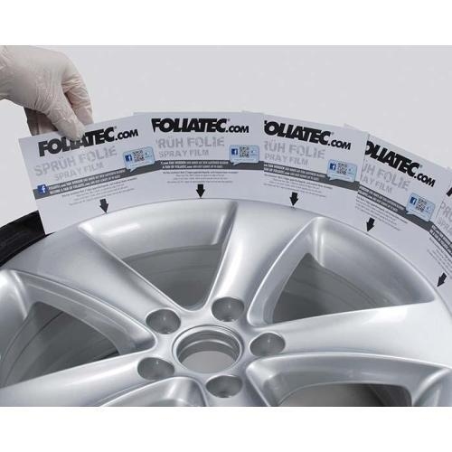 2x 400ml FOLIATEC SPR&Uuml;H FOLIEN SET GUNMETAL GREY METALLIC SPR&Uuml;HFOLIE FELGENFOLIE