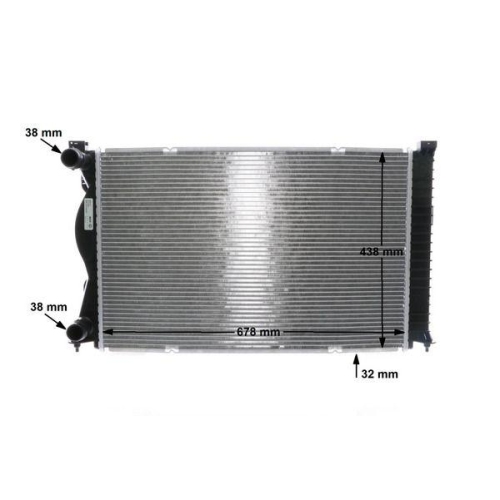 MAHLE Kühler, Motorkühlung BEHR CR 977 000S