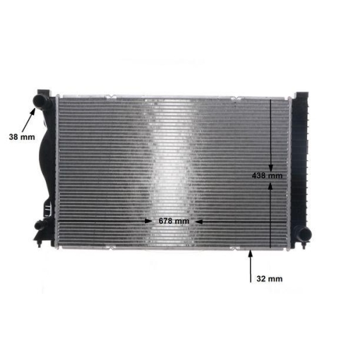 MAHLE Kühler, Motorkühlung BEHR CR 978 000S