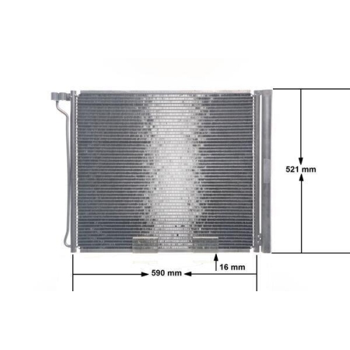 MAHLE Kondensator, Klimaanlage BEHR AC 269 000S