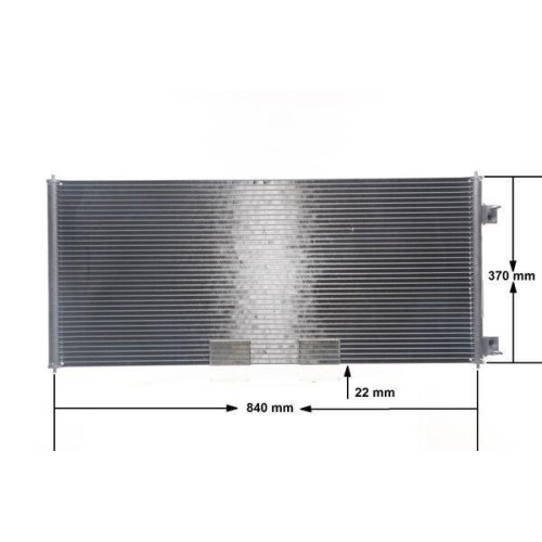 MAHLE Kondensator, Klimaanlage BEHR AC 321 000S