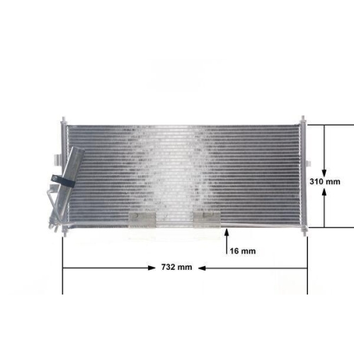 MAHLE Kondensator, Klimaanlage BEHR AC 406 000S