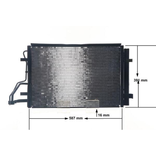 MAHLE Kondensator, Klimaanlage BEHR AC 697 000S