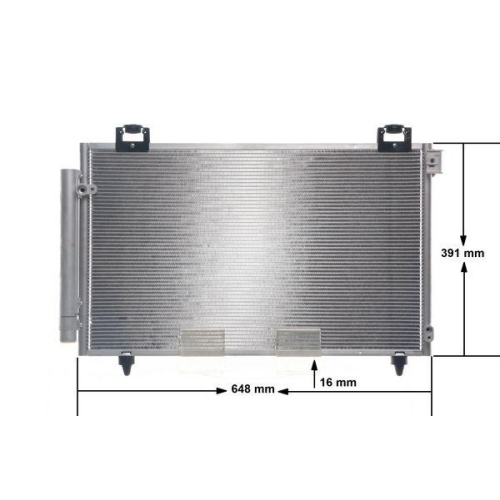 MAHLE Kondensator, Klimaanlage BEHR AC 821 000S