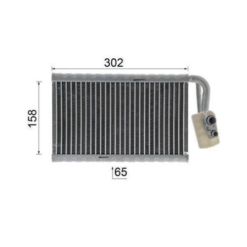 MAHLE Verdampfer, Klimaanlage BEHR *** PREMIUM LINE *** AE 2 000P