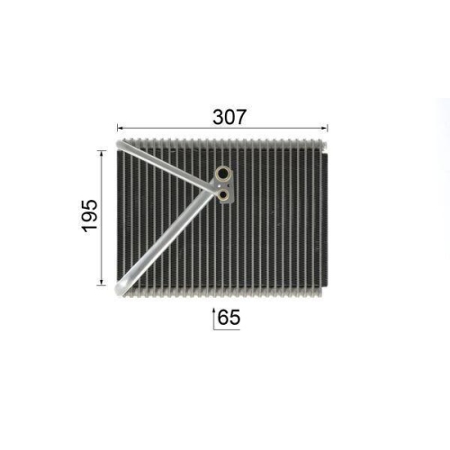 MAHLE Verdampfer, Klimaanlage BEHR *** PREMIUM LINE *** AE 87 000P