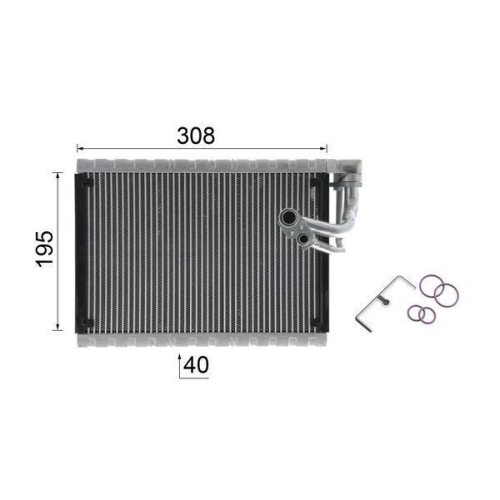 MAHLE Verdampfer, Klimaanlage BEHR *** PREMIUM LINE *** AE 89 000P
