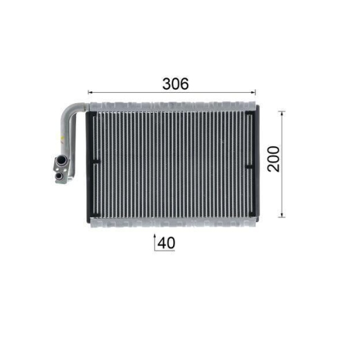 MAHLE Verdampfer, Klimaanlage BEHR *** PREMIUM LINE *** AE 92 000P