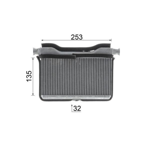 MAHLE Wärmetauscher, Innenraumheizung BEHR *** PREMIUM LINE *** AH 189 000P