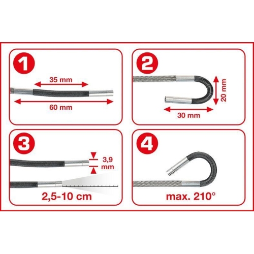 KS TOOLS Videoendoskop-Satz 550.7580