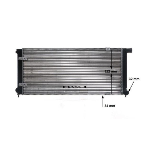 MAHLE Kühler, Motorkühlung BEHR CR 407 000S