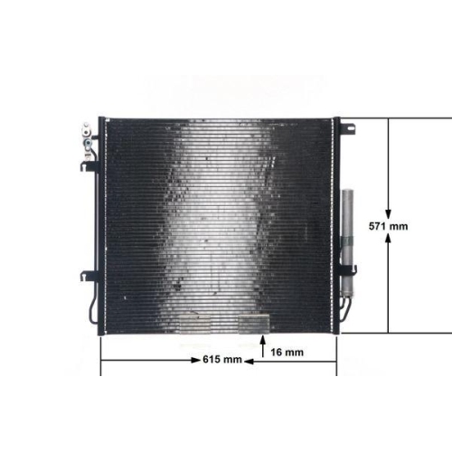 MAHLE Kondensator, Klimaanlage BEHR AC 759 000S
