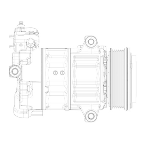 MAHLE Kompressor, Klimaanlage BEHR *** PREMIUM LINE *** ACP 654 000P