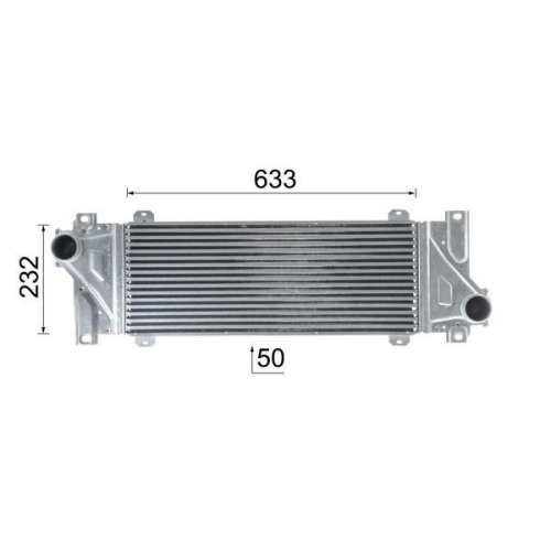 MAHLE Ladeluftkühler BEHR *** PREMIUM LINE *** CI 117 000P