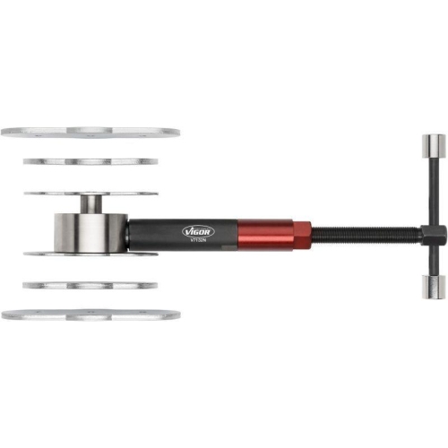 VIGOR Bremskolben-R&uuml;ckstellwerkzeug Satz hydraulisch 8tlg V7132N