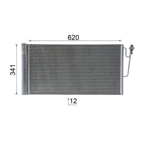 MAHLE Kondensator, Klimaanlage BEHR *** PREMIUM LINE *** AC 590 000P