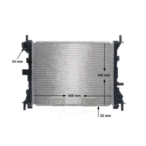 MAHLE K&uuml;hler, Motork&uuml;hlung BEHR CR 1136 000S