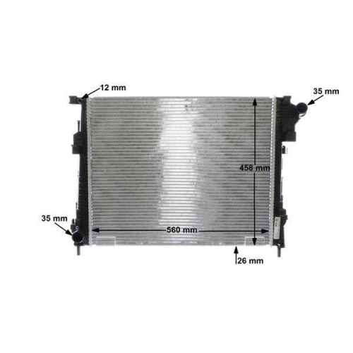 MAHLE K&uuml;hler, Motork&uuml;hlung BEHR CR 1237 000S