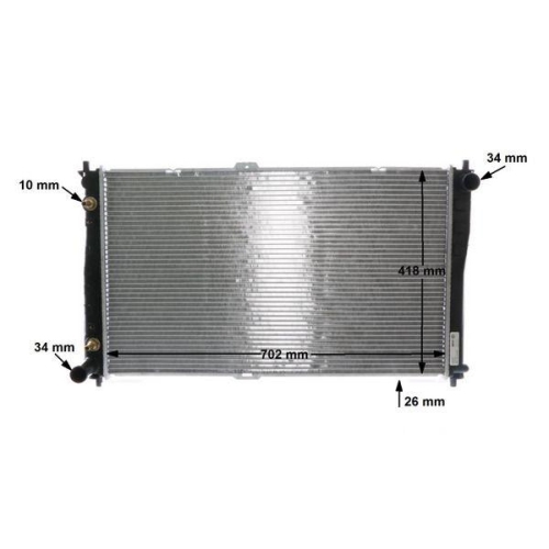 MAHLE K&uuml;hler, Motork&uuml;hlung BEHR CR 1329 000S