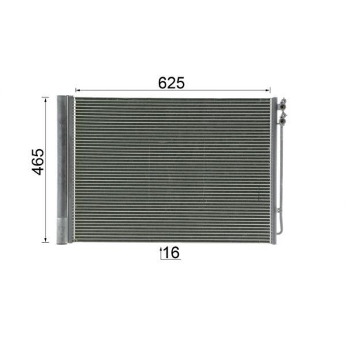 MAHLE Kondensator, Klimaanlage BEHR *** PREMIUM LINE ***