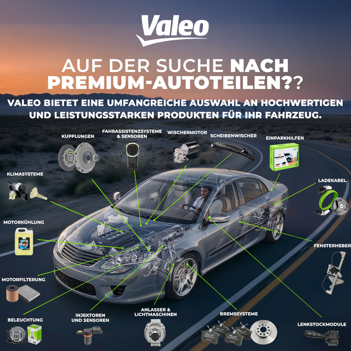 VALEO Bremsbelagsatz, Scheibenbremse 601663