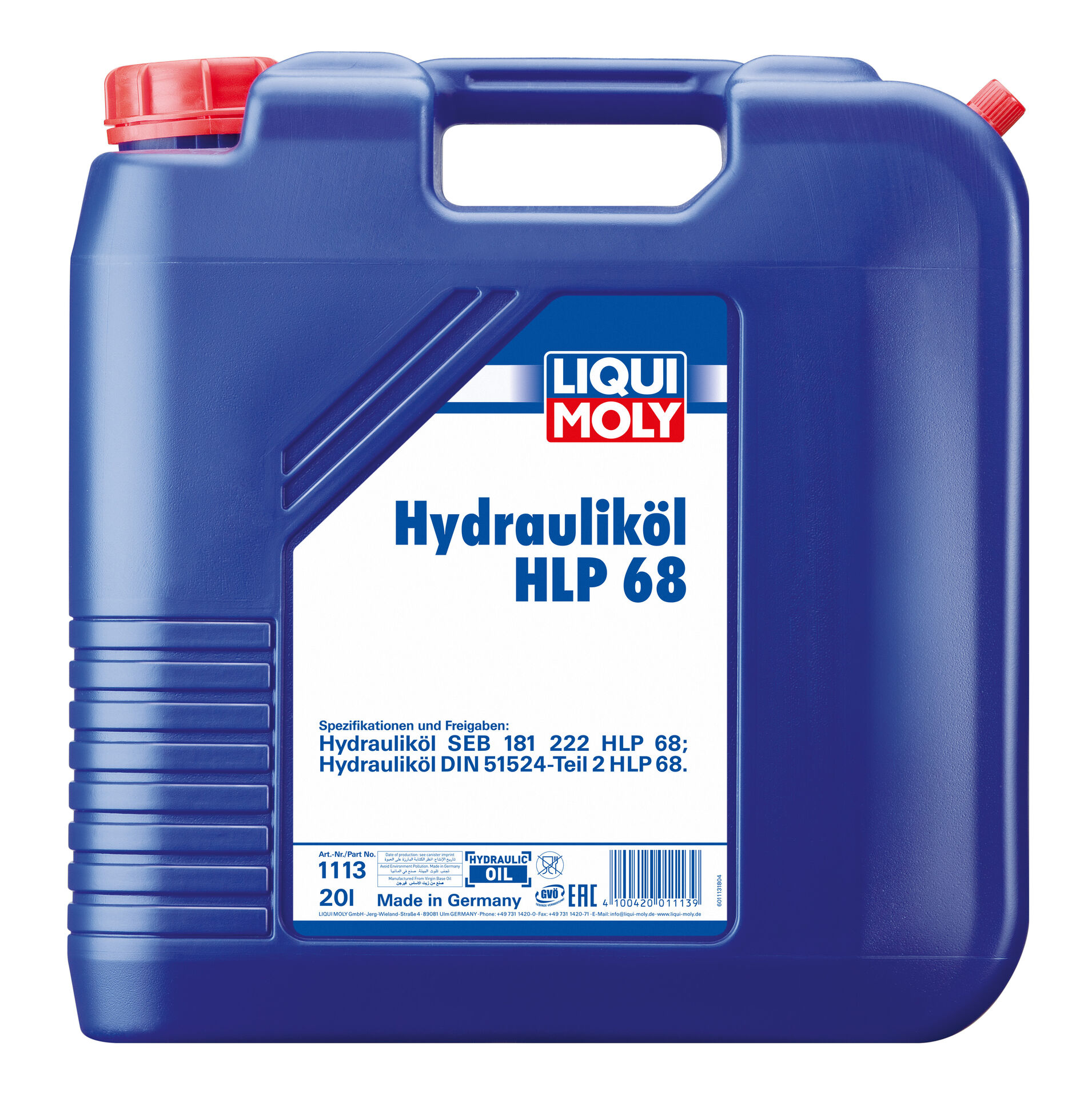 Liqui Moly Hydraulik&ouml;l HLP 68 - 20 Liter - Art-Nr. 1113
