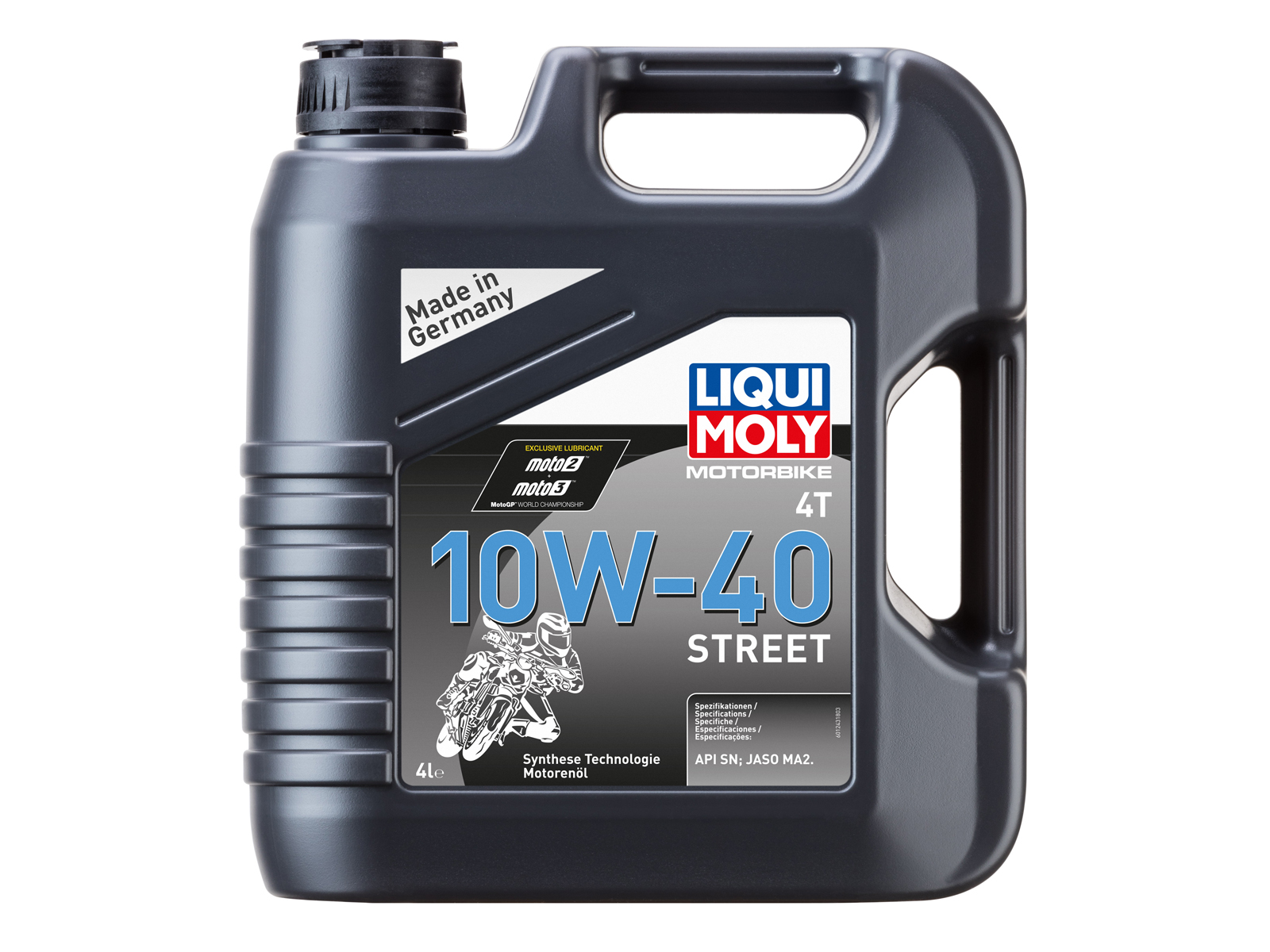 Liqui Moly Motorbike 4T, 10W-40 Street, Motor&ouml;l 4-Liter, Art.Nr. 1243