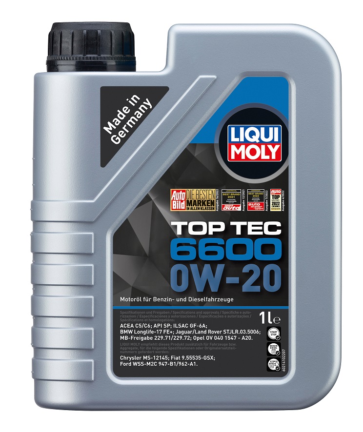 Liqui Moly Top Tec 6600 Motor&ouml;l 0W-20 1-Liter - 21440