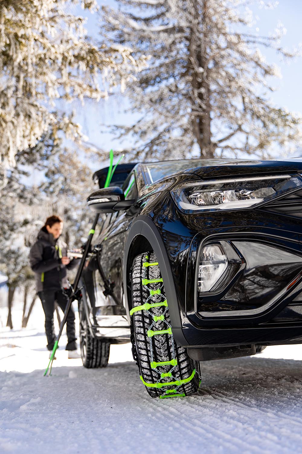 RUD-NEO Schneeketten Paar NP56 feingliedrig 7mm verdrehungsfrei Felgenschutz