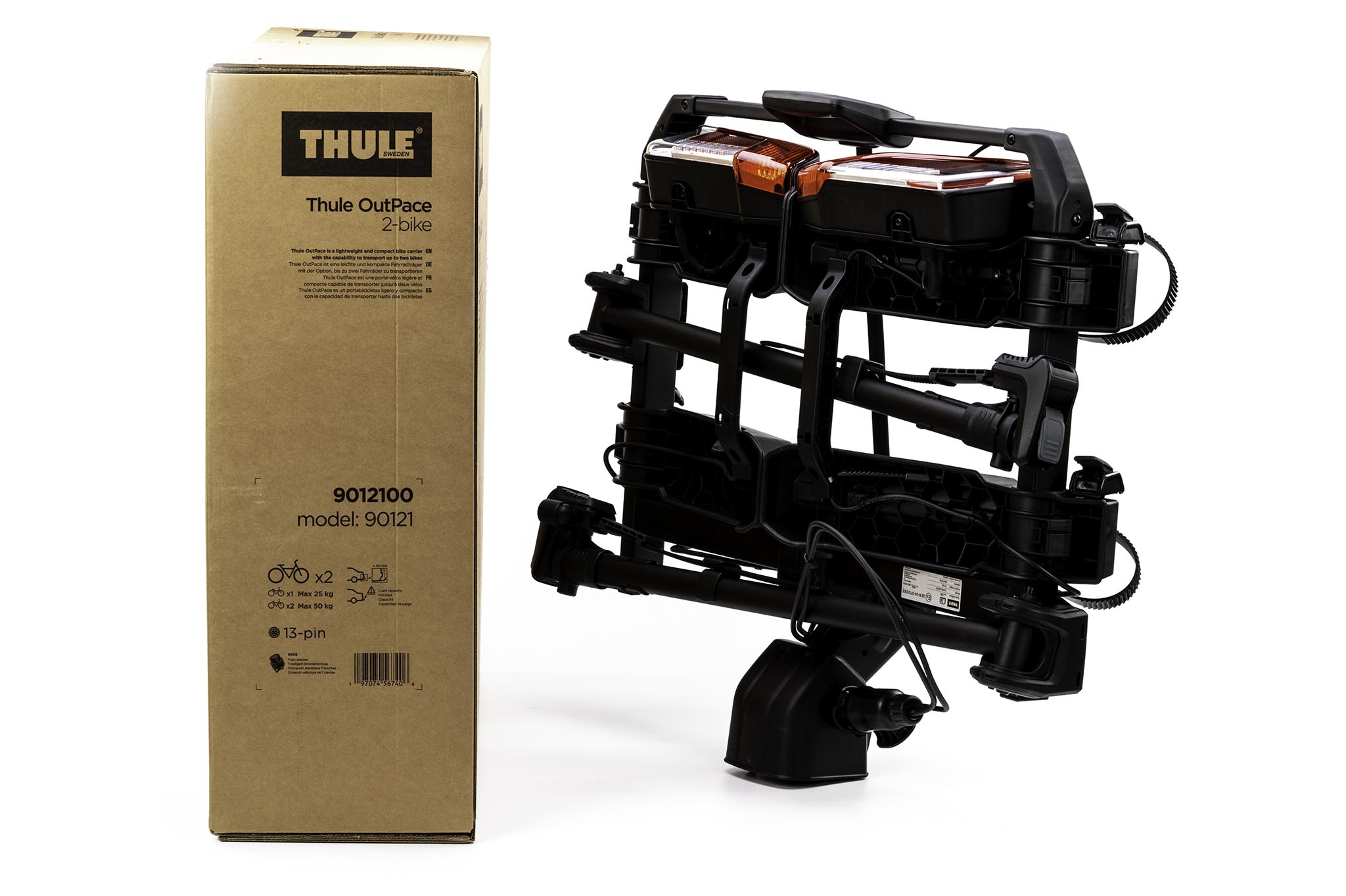 Thule OutPace - 2er Anhängerkupplungs-Fahrradträger abklappbar faltbar - 9012100