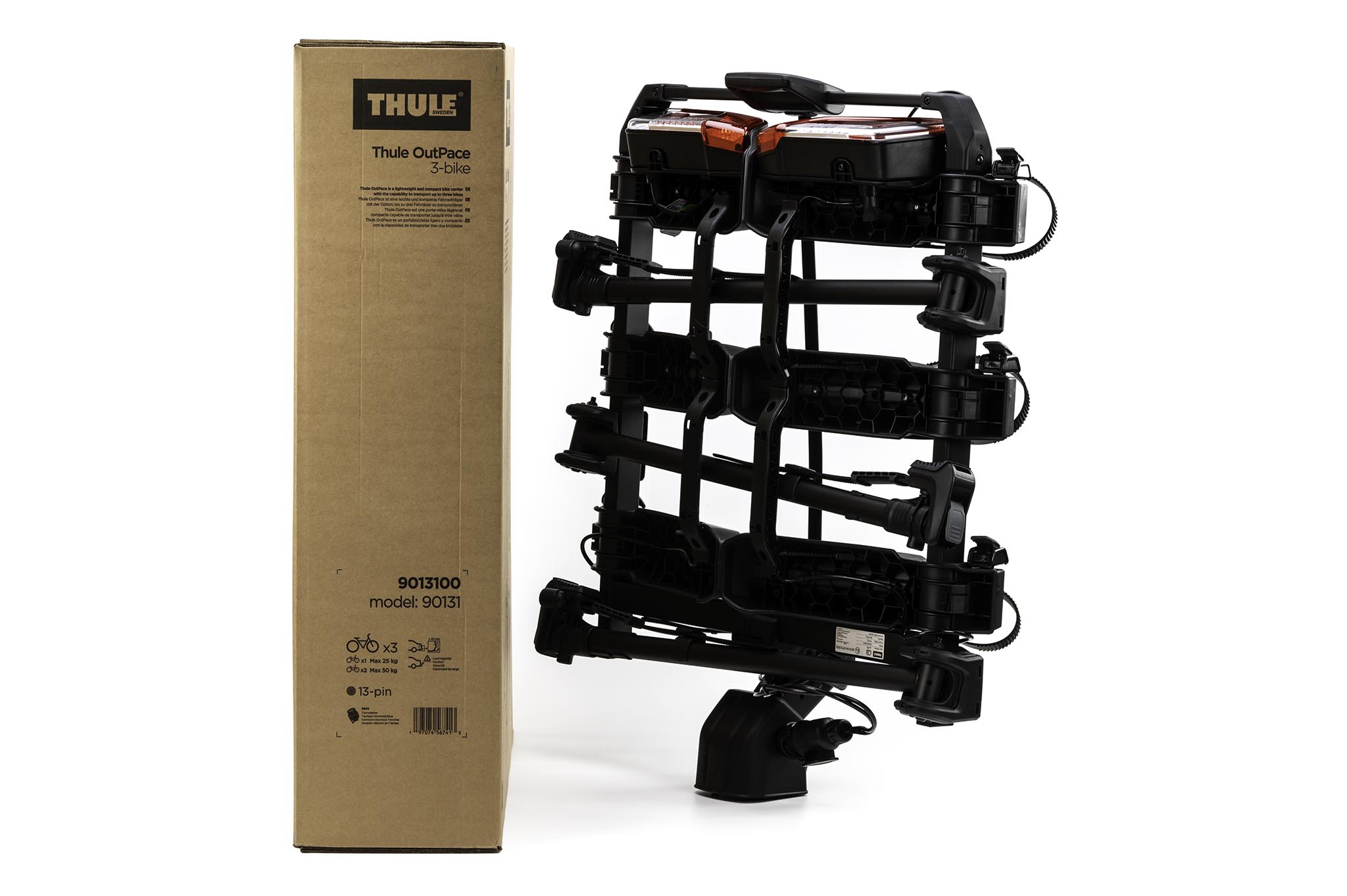 Thule OutPace - 3er Anhängerkupplungs-Fahrradträger abklappbar faltbar - 9013100