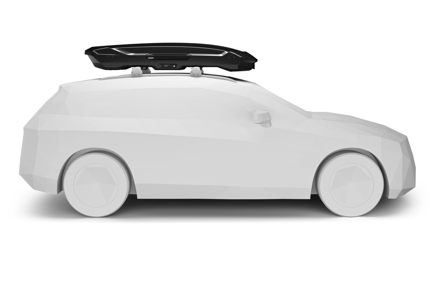 THULE Motion 3 XL LOW black flache Dachbox schwarz gl&auml;nzend - 6394B - 639400