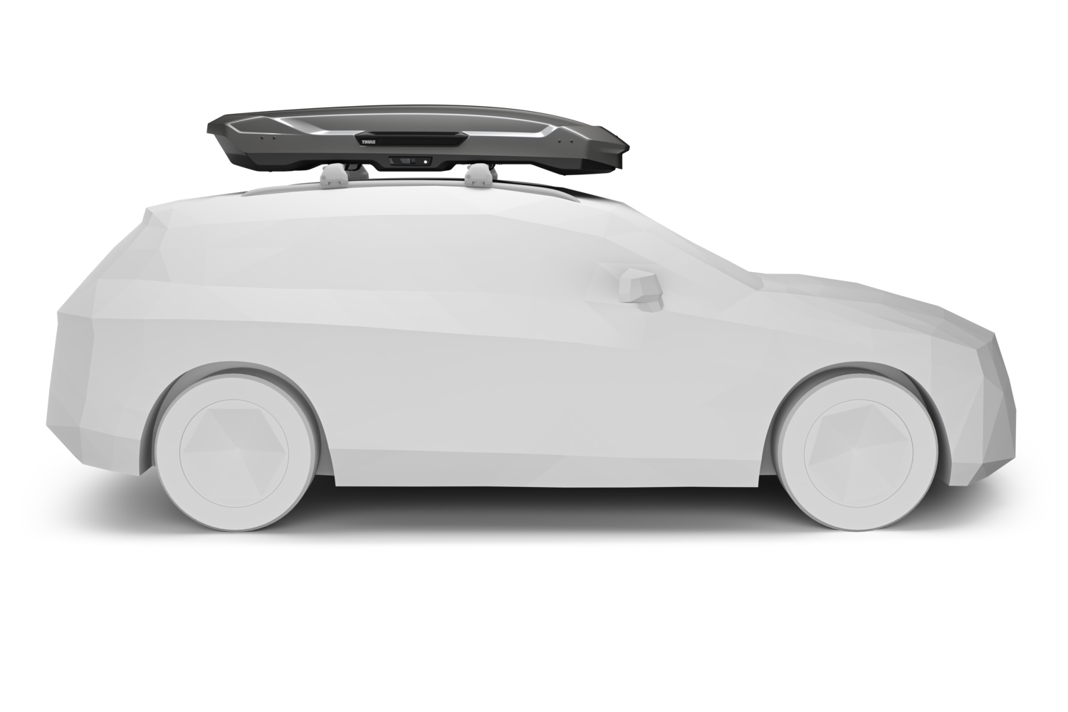 THULE Motion 3 XL LOW titan flache Dachbox gl&auml;nzend 400 Liter - 6394T - 639401