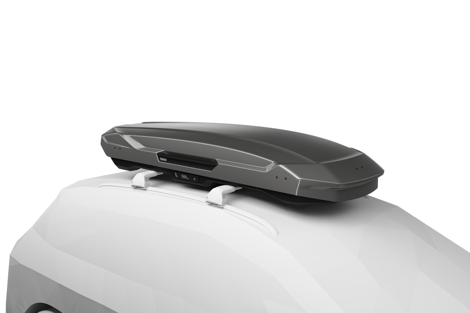 THULE Motion 3 XL LOW titan flache Dachbox gl&auml;nzend 400 Liter - 6394T - 639401