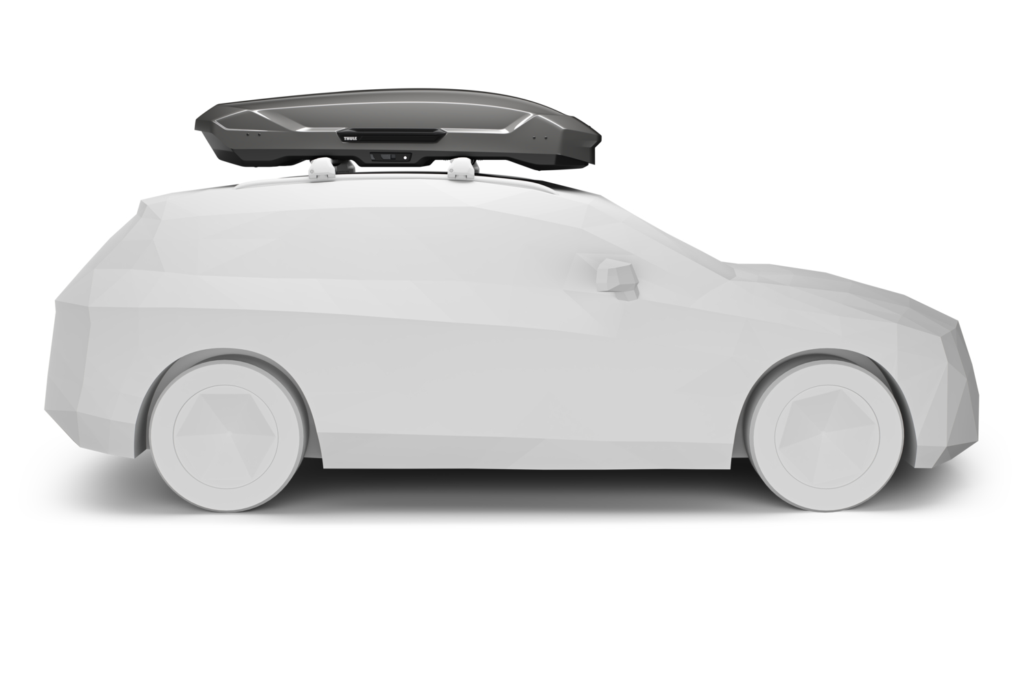 THULE Motion 3 XL titan Dachbox silber gl&auml;nzend 500 Liter - 6398T - 639801